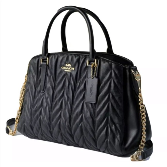 Coach Handbags - COACH Quilted Leather Sage Carryall Crossbody Bag